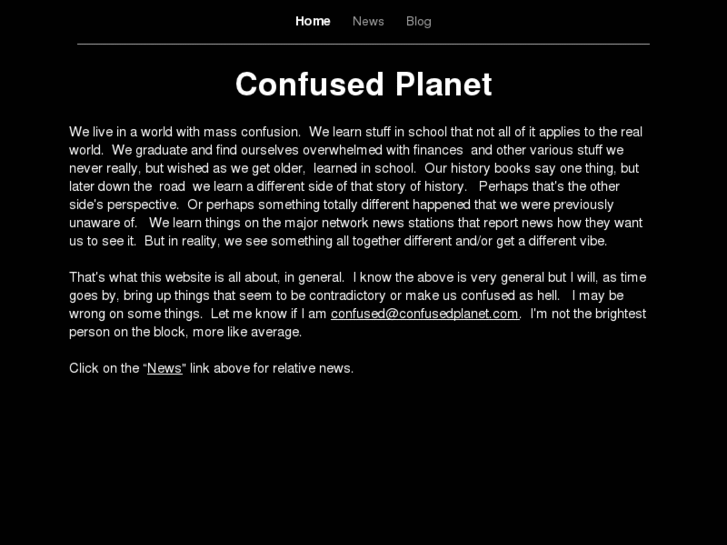 www.confusedplanet.com