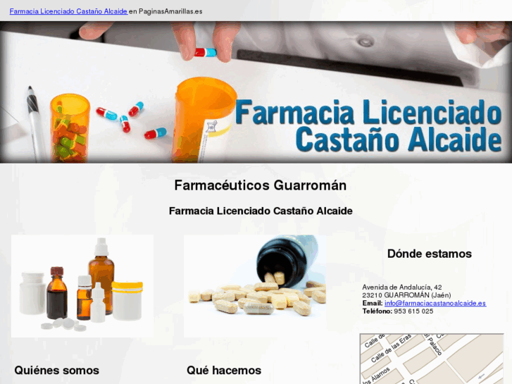 www.farmaciacastanoalcaide.es