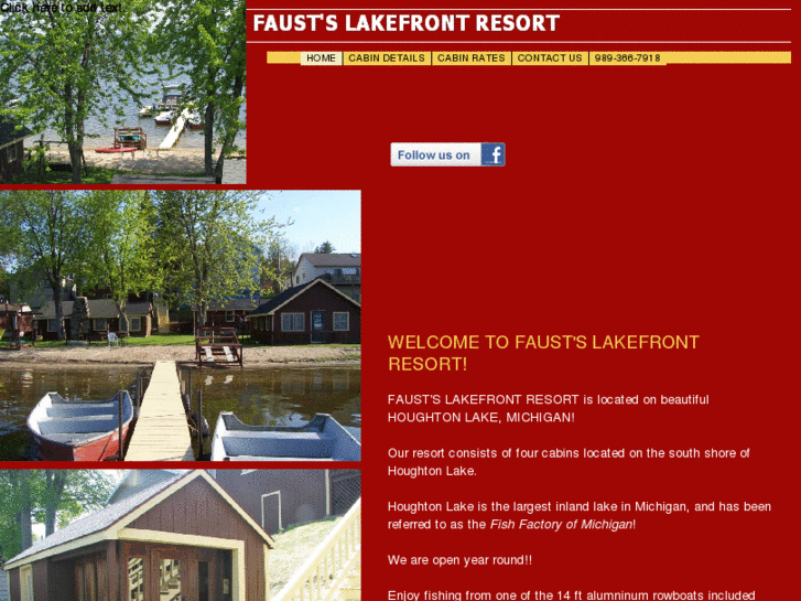 www.faustslakefrontresort.com