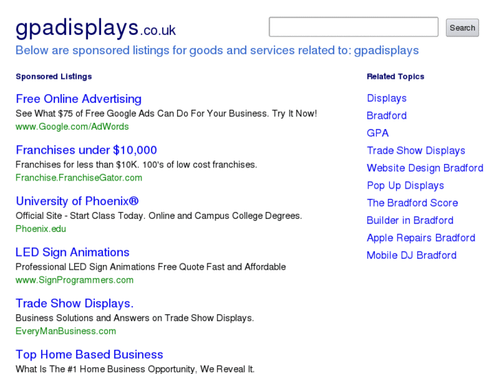 www.gpadisplays.co.uk