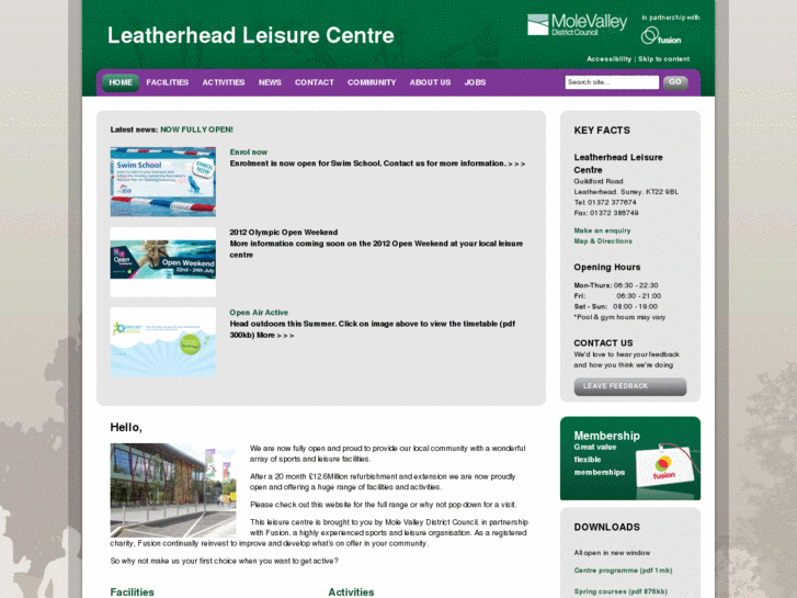 www.leatherheadleisurecentre.com