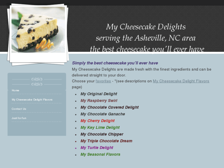 www.mycheesecakedelights.com