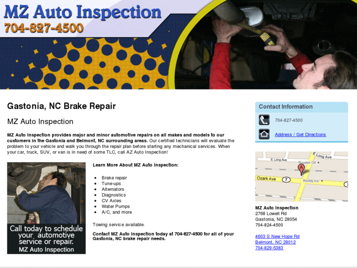 www.mzautoinspectionnc.com