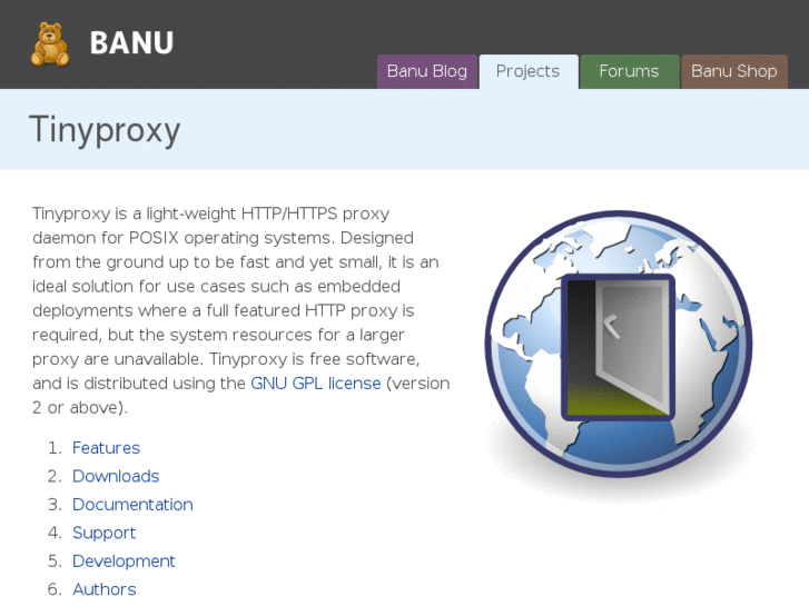 www.tinyproxy.com