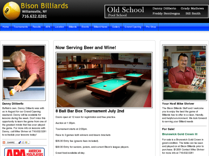 www.bisonbilliards.com