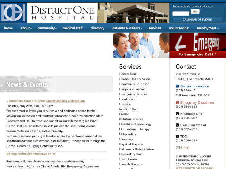 www.districtonehospital.com