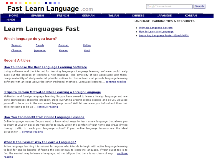 www.fastlearnlanguage.com