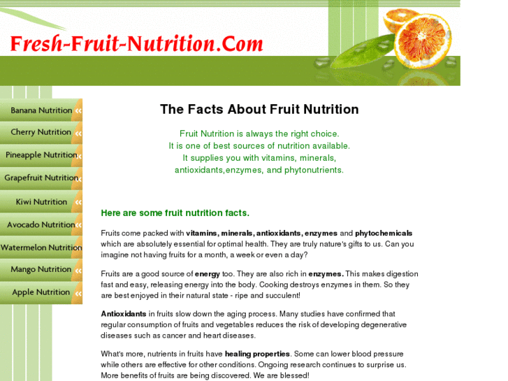 www.fresh-fruit-nutrition.com