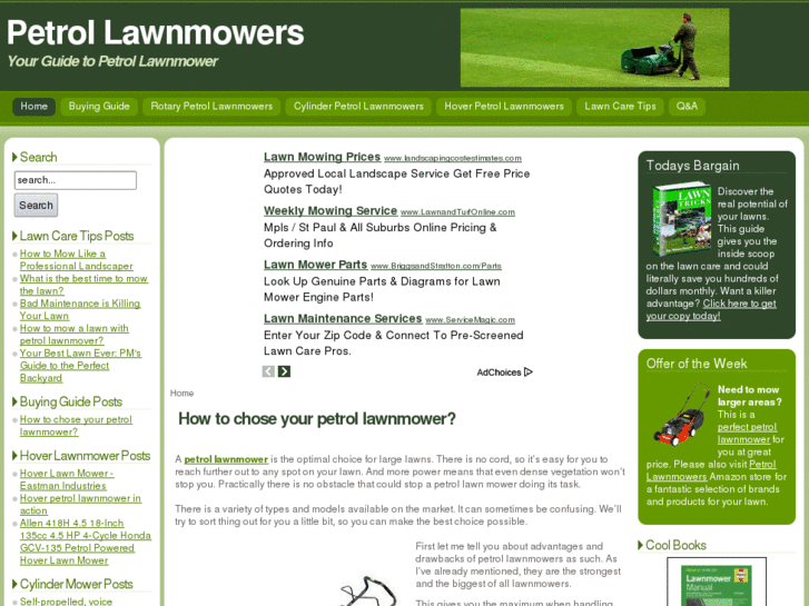 www.petrollawnmowerguide.com