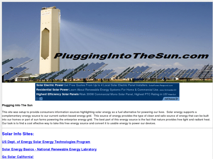 www.pluggingintothesun.com