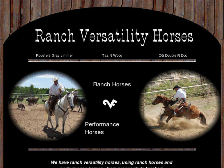 www.ranchversatilityhorses.com