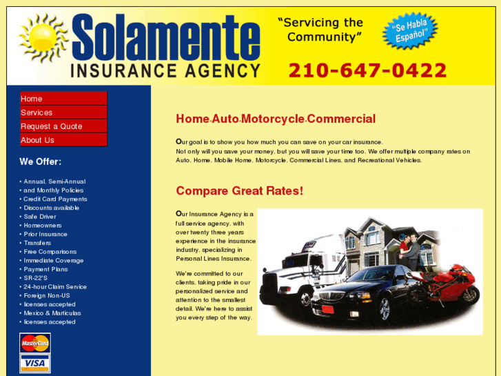 www.solamenteinsurance.com