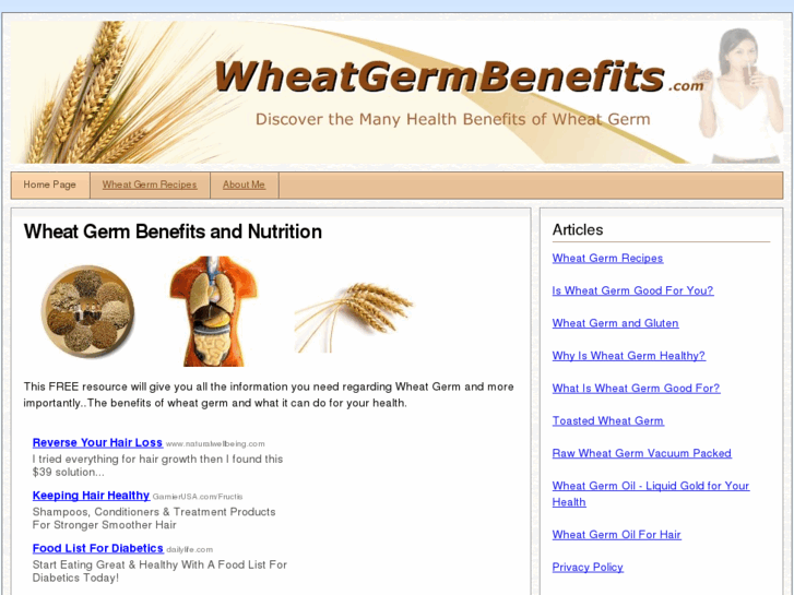 www.wheatgermbenefits.com