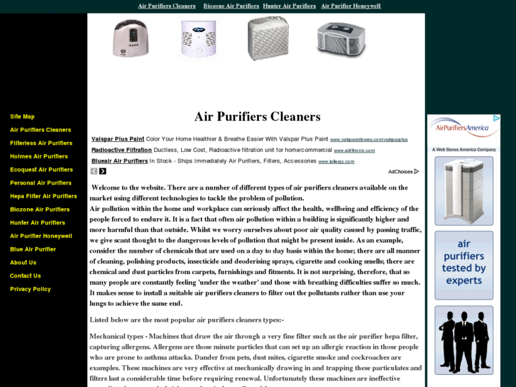 www.airpurifierscleaners.net