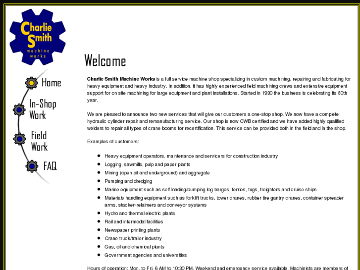 www.charliesmithmachineworks.com