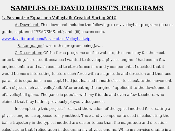 www.davidbdurst.com