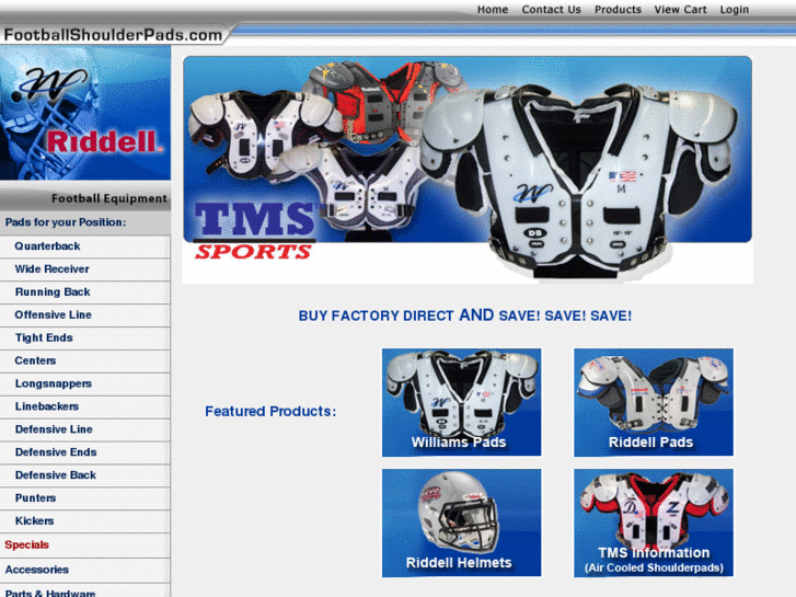 www.footballshoulderpads.com