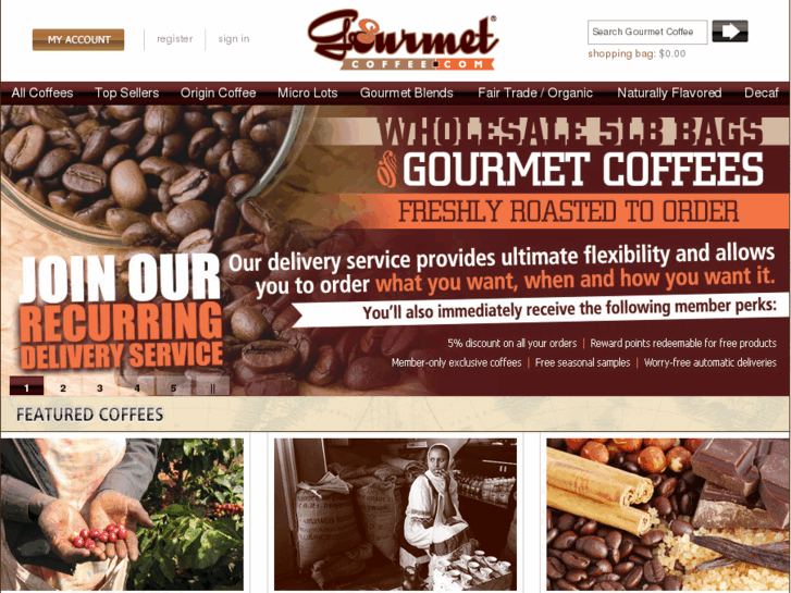 www.gourmetcoffee.com