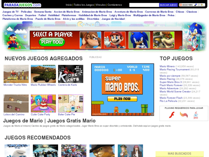 www.juegosgratismario.com