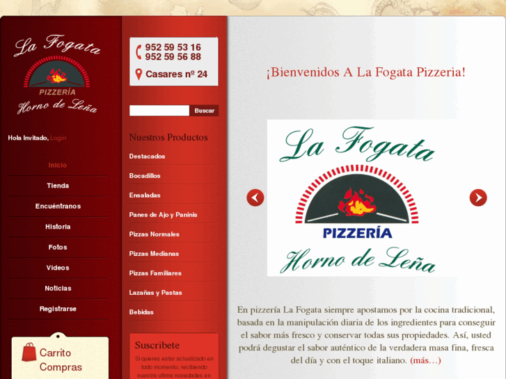 www.lafogatapizzeria.com