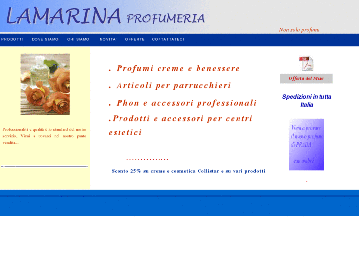 www.profumerialamarina.com