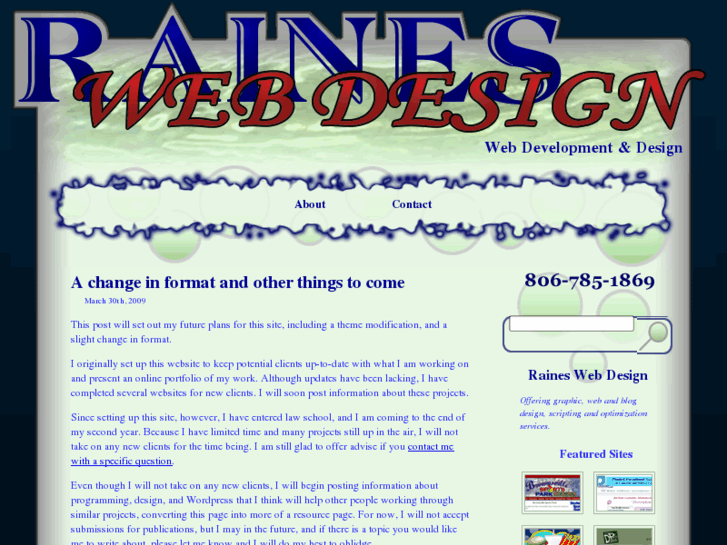 www.raineswebdesign.com