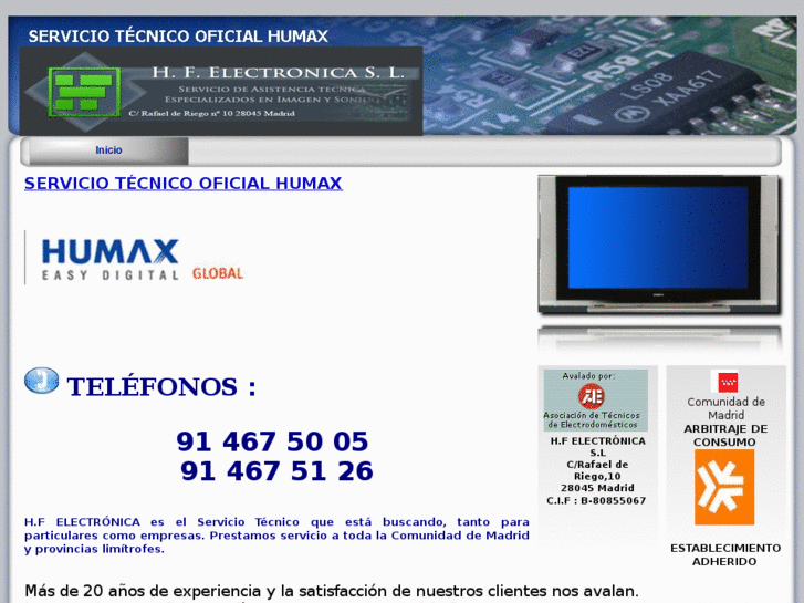 www.serviciotecnicooficialhumax.com