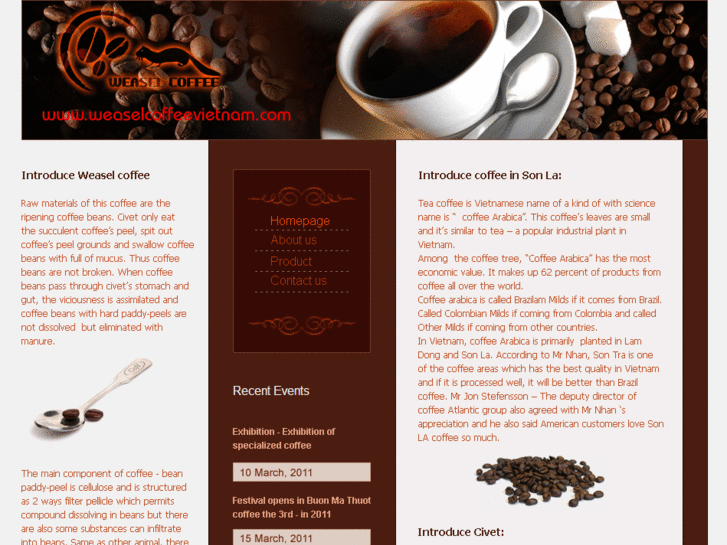 www.weaselcoffeevietnam.com