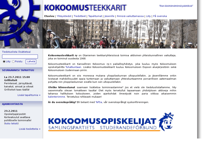 www.kokoomusteekkarit.fi