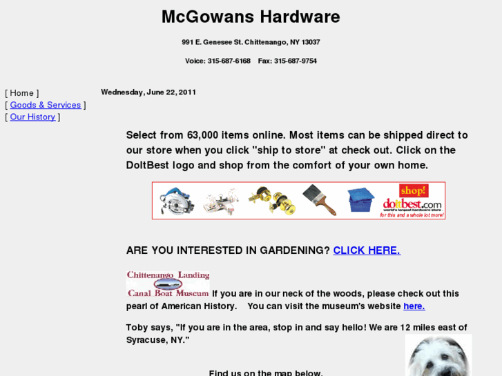 www.mcgowansacehardware.com