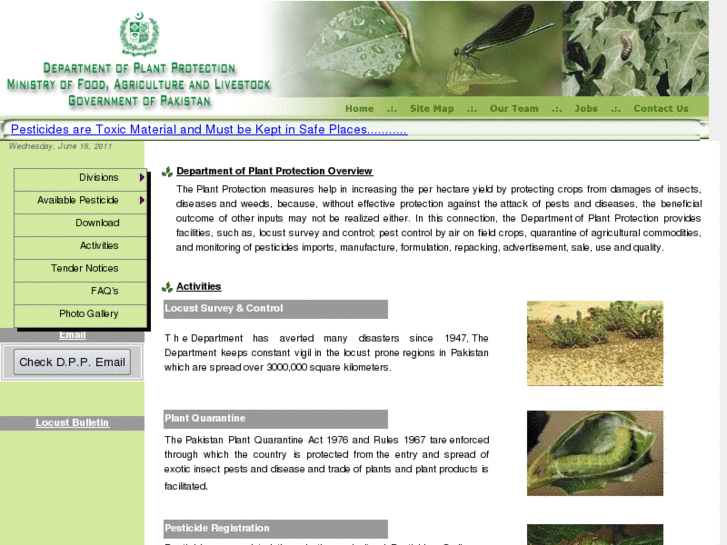 www.plantprotection.gov.pk