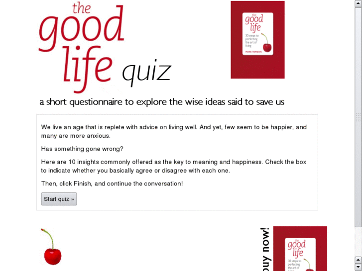 www.thegoodlifequiz.com