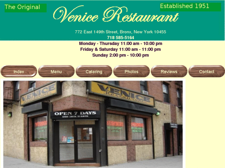 www.venicerestaurant149.com