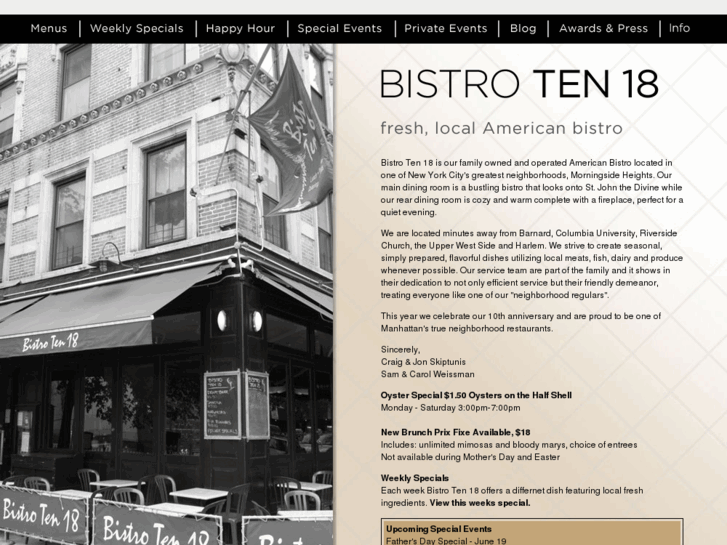 www.bistroten18.com