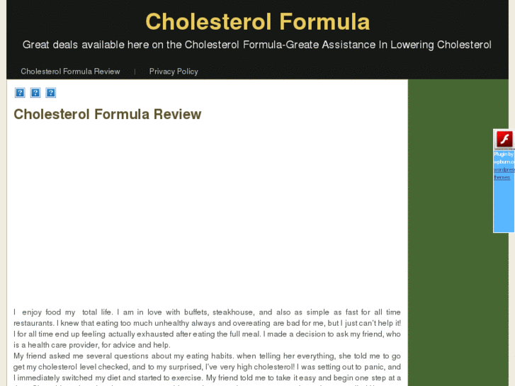 www.cholesterolformula.com