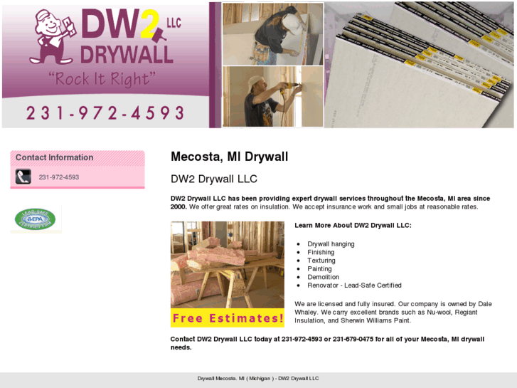 www.dw2drywall.com