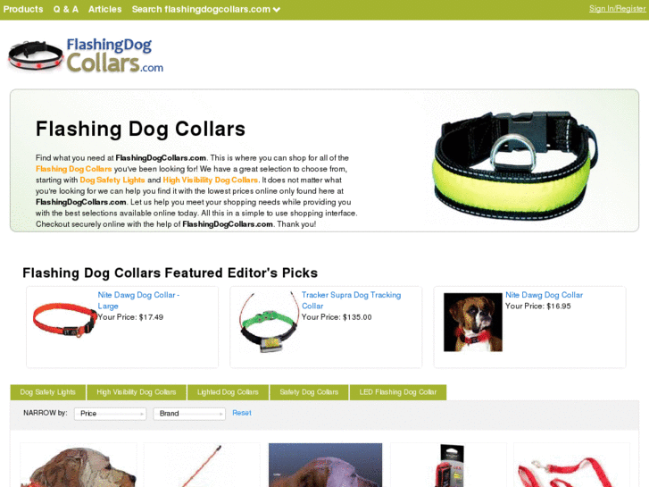 www.flashingdogcollars.com