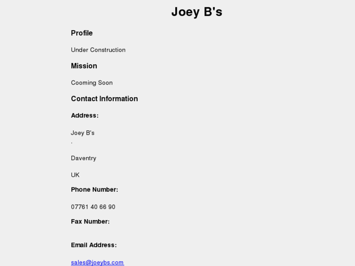 www.joeybs.com