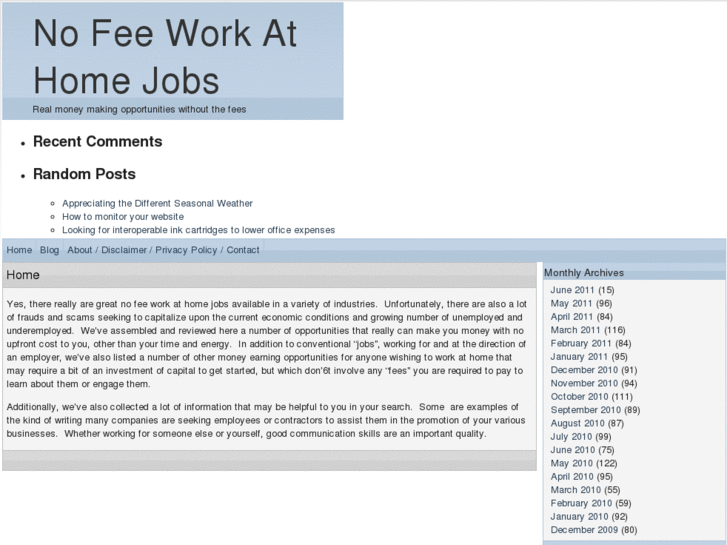 www.nofeeworkathomejobs.net