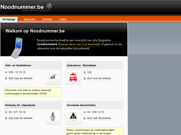 www.noodnummer.be