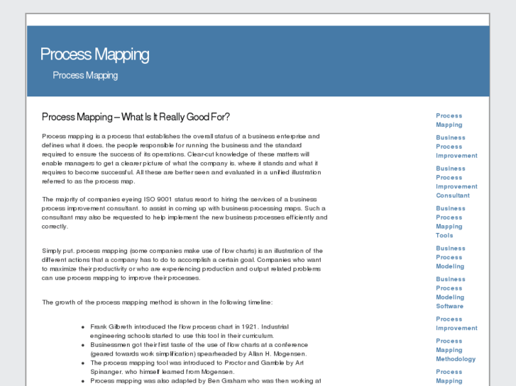 www.processmappingreport.com