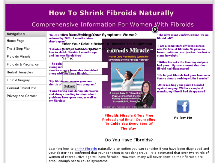 www.shrink-fibroids.info