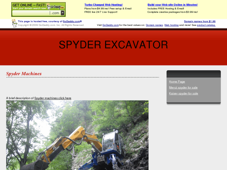 www.spyderexcavator.com