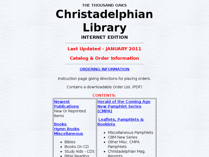 www.christadelphianlibrary.com