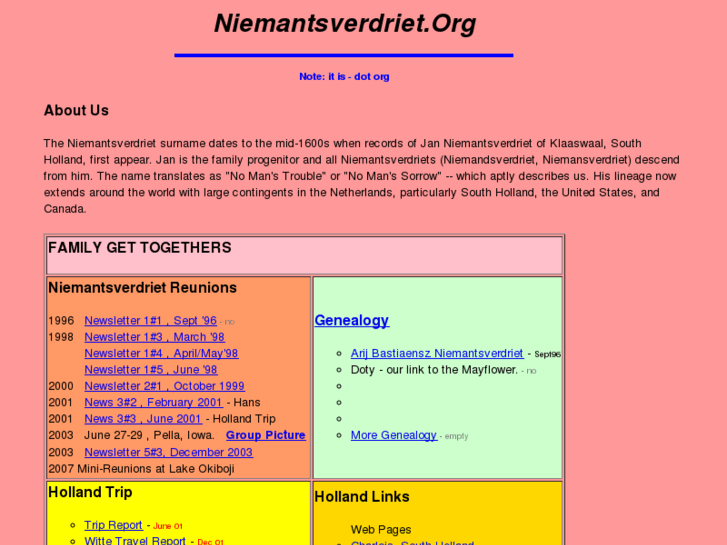 www.niemantsverdriet.org