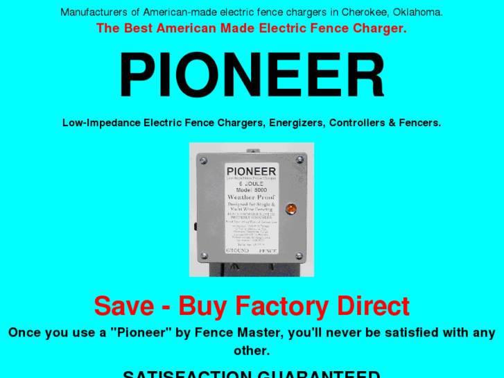 www.pioneerfencechargers.com