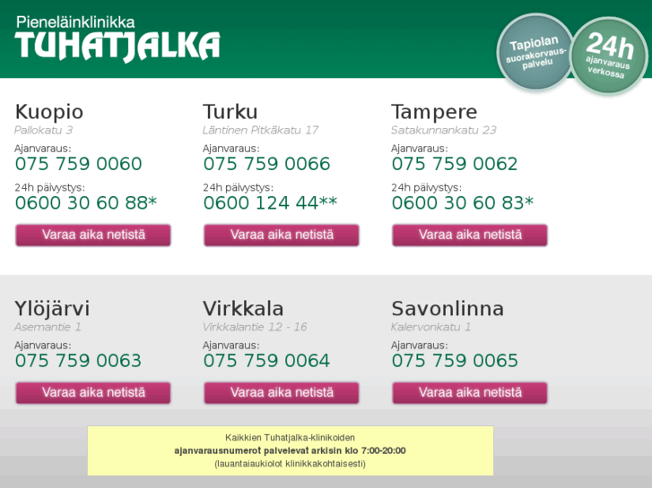 www.tuhatjalka.com