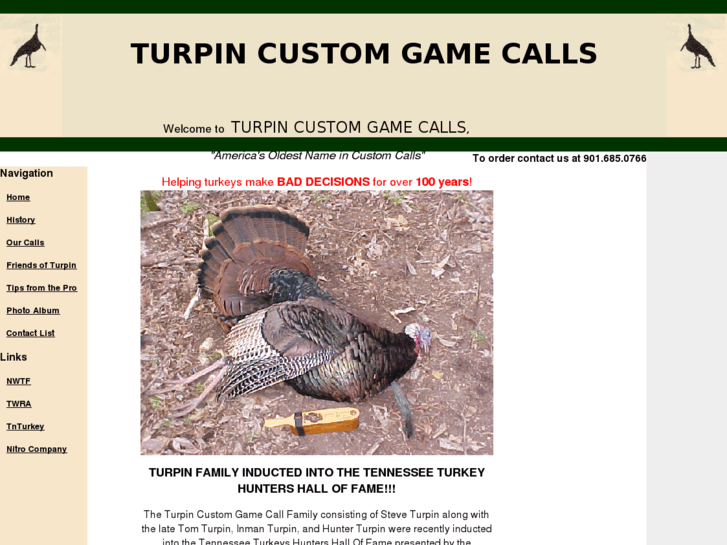 www.turpincustomgamecalls.com