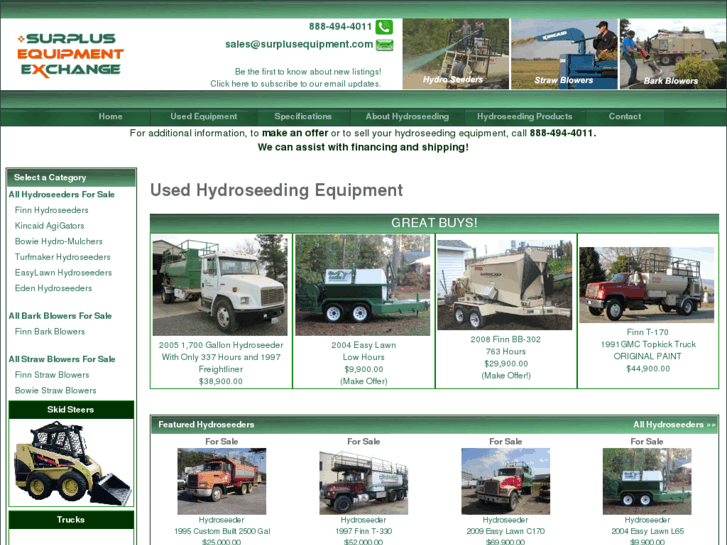 www.usedhydroseedingequipment.com