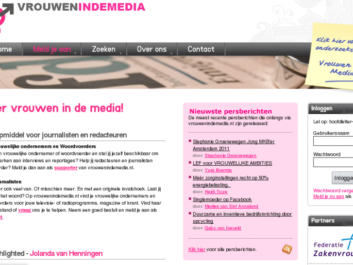 www.vrouwenindemedia.nl